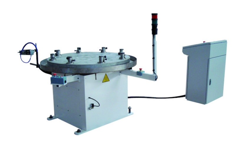 Welding carousel with command pulpit